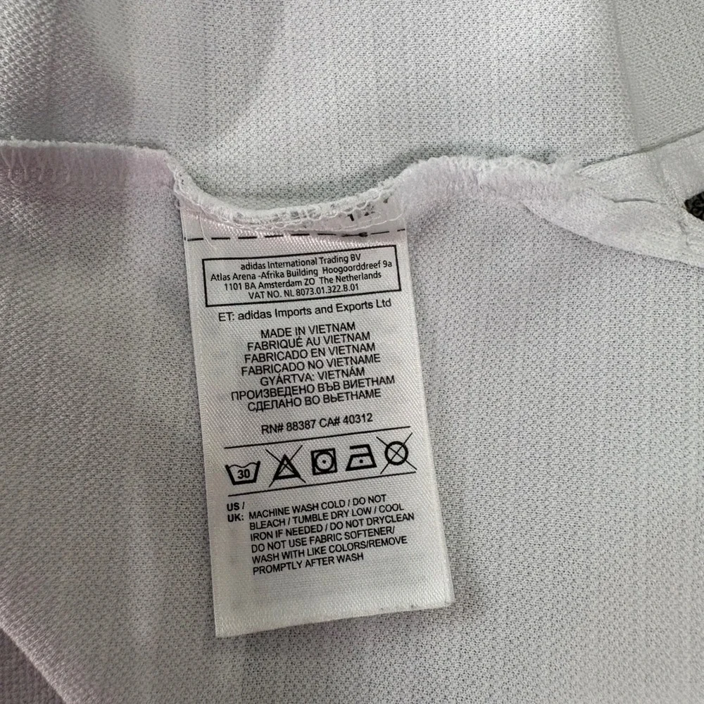 Adidas Golf Polo Mens Size 2XL White Pinehurst 1895 Climalite Performance Active